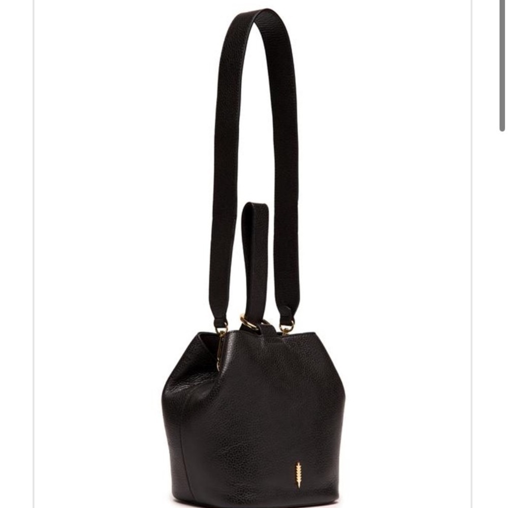 NWT THACKER LOREN genuine leather BUCKET BAG